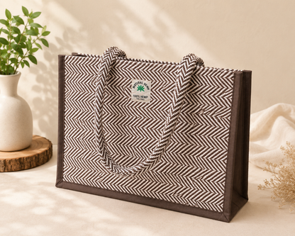 Women's Cotton Tote Handbag with Zipper | Large Office Shoulder Bag | Reusable Shopping & College Carry Bag | Daily Use Fashion Tote